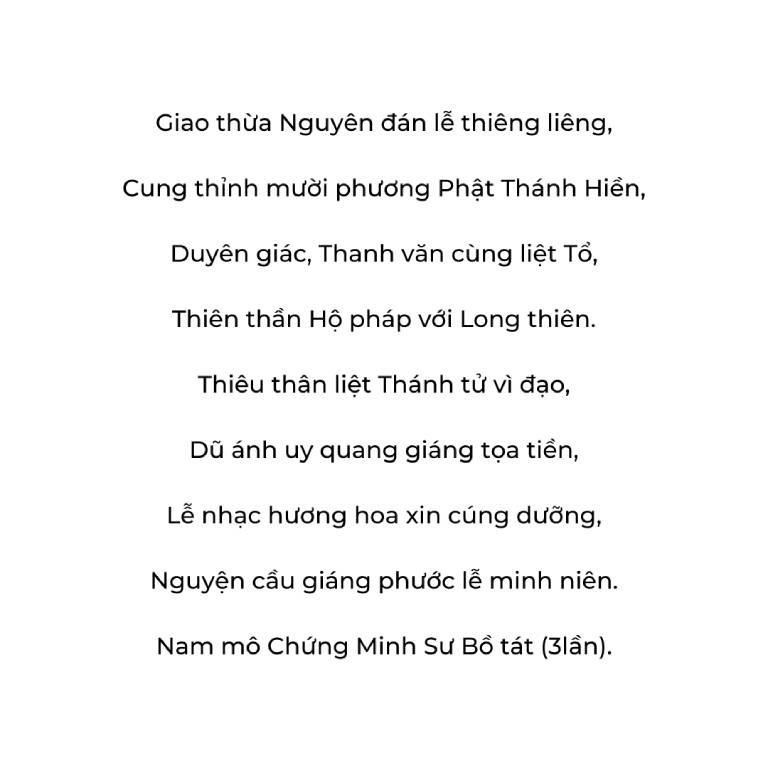 nghi thức cúng rước vía đức phật di lặc