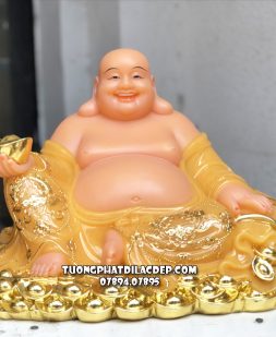 Tượng Phật Di Lặc thạch anh đế thỏi vàng giàu sang phú quý